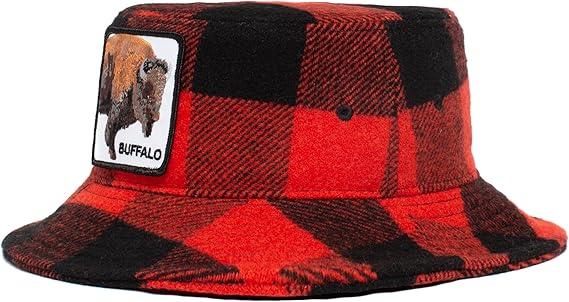 Goorin Bros. Cappello Pescatore The Farm Buffalo Rosso Nero Unisex Slim Fit