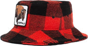 Goorin Bros. Cappello Pescatore The Farm Buffalo Rosso Nero Unisex Slim Fit