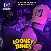 Capslab Cappellino con Visiera Daffy Collezione Looney Tunes Misto Cotone Giallo Unisex