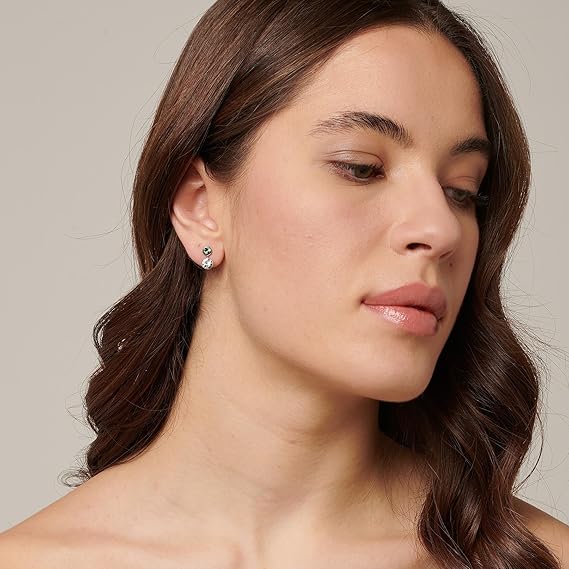Brosway Orecchini Donna Pendenti in Acciaio e Cristalli | Collezione SYMPHONIA - BYM175