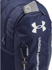 Under Armour Zaino UA HUSTLE 6.0 Backpack Impermeabile porta pc laptop 16" Blu Navy Unisex