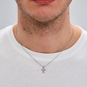 Brosway Collana Uomo in Acciaio con Simbolo Croce | Collezione Avantgarde - BVD01