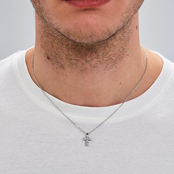 Brosway Collana Uomo in Acciaio con Simbolo Croce | Collezione Avantgarde - BVD01