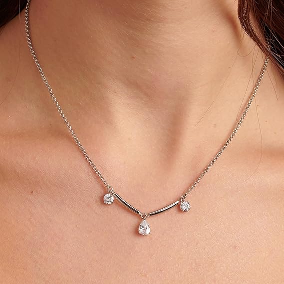 Brosway Collana Donna Acciaio e Cubic Zirconia | Collezione Affinity - BFF178