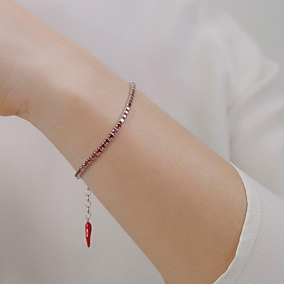 Brosway Bracciale Tennis in Acciaio e Cubic Zirconia - Collezione Desideri - BEI013