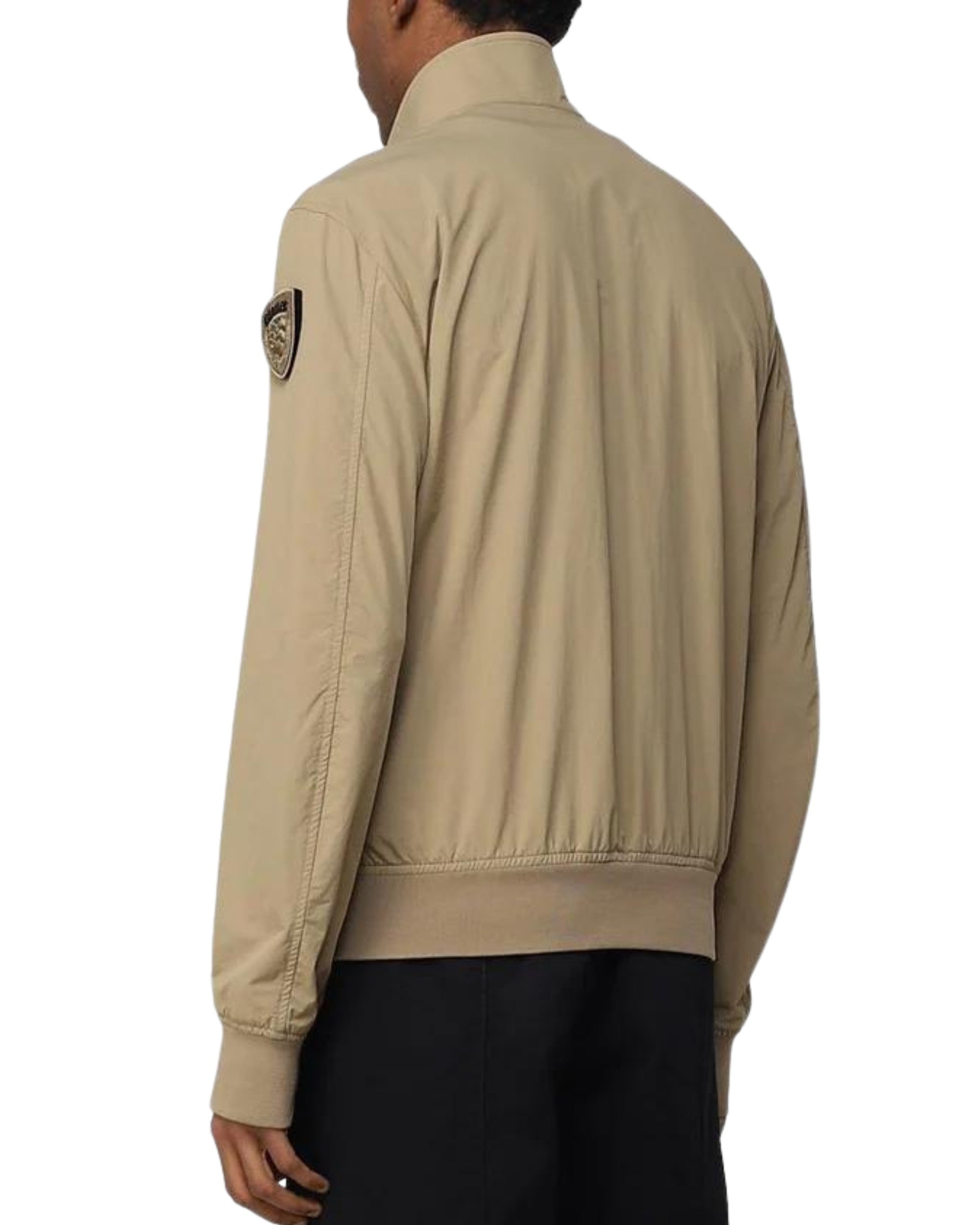 Blauer Bomber In Nylon Stretch Maverick Verde Uomo