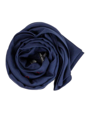 Philipp Plein Viscose Scarf Made in Italy Blue