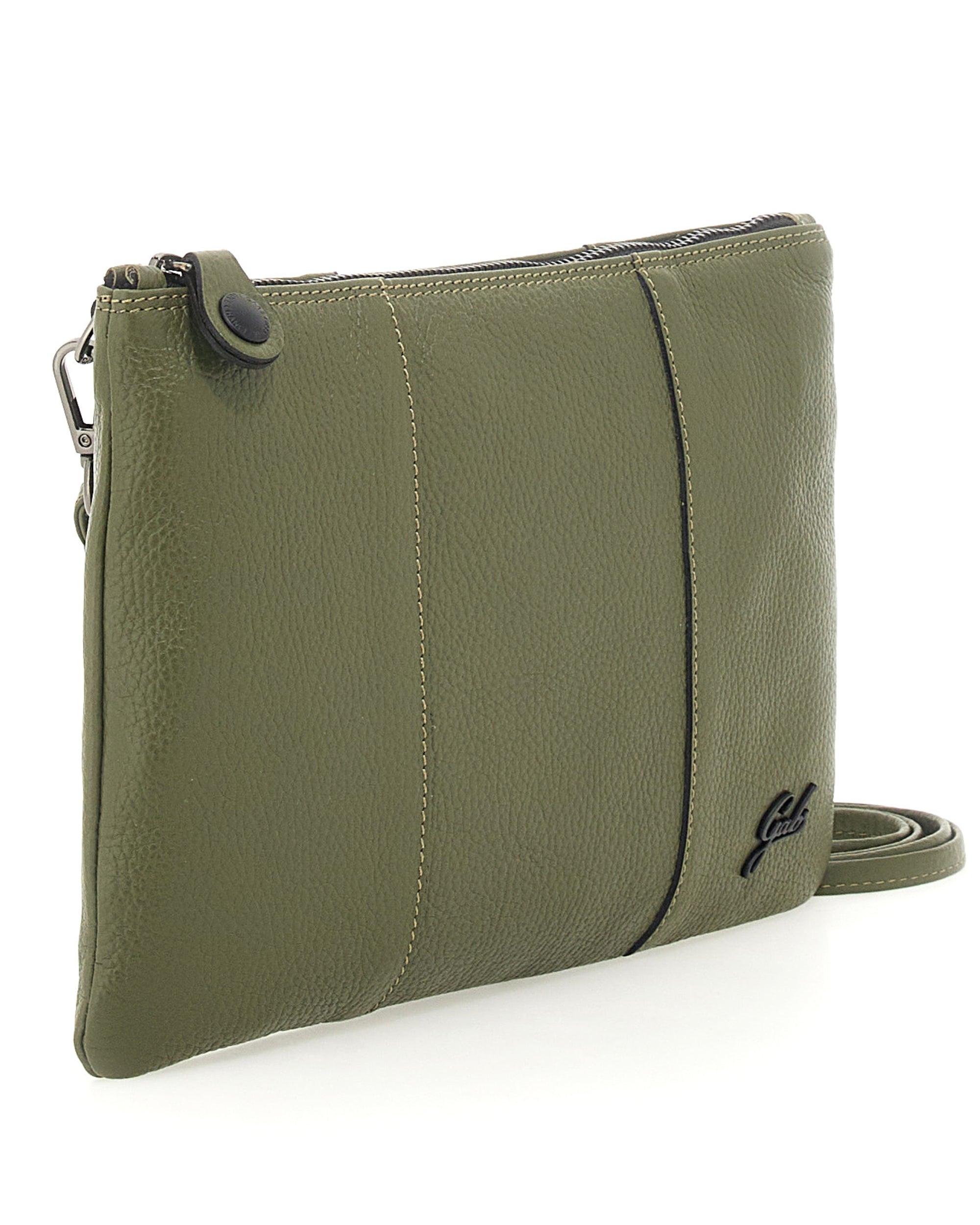 Gabs Beyonce M Leather Shoulder Clutch Green