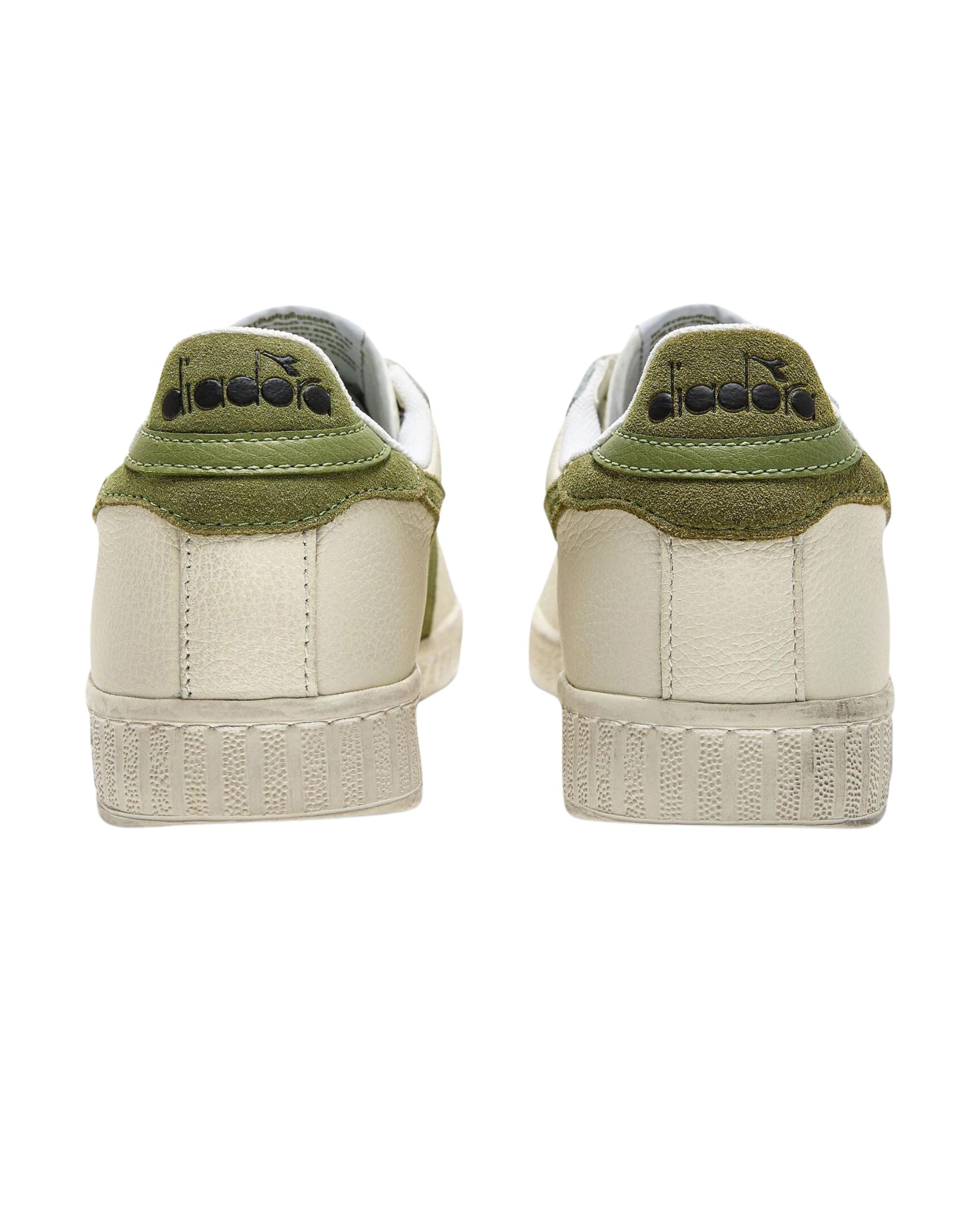 Diadora Sneakers Game Pelle Effetto Used Verde