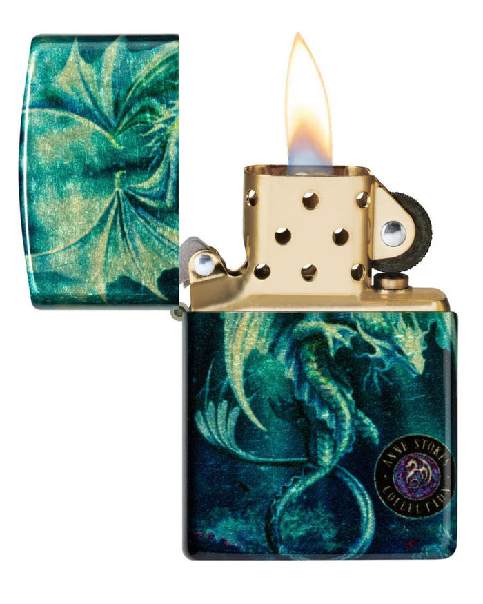 Zippo Refillable Windproof Made In Usa In Green Gift Box Unisex 5