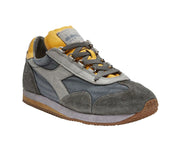 Diadora Heritage Sneakers Equipe H Dirty Stone Wash Evo Tela e Pelle Blu