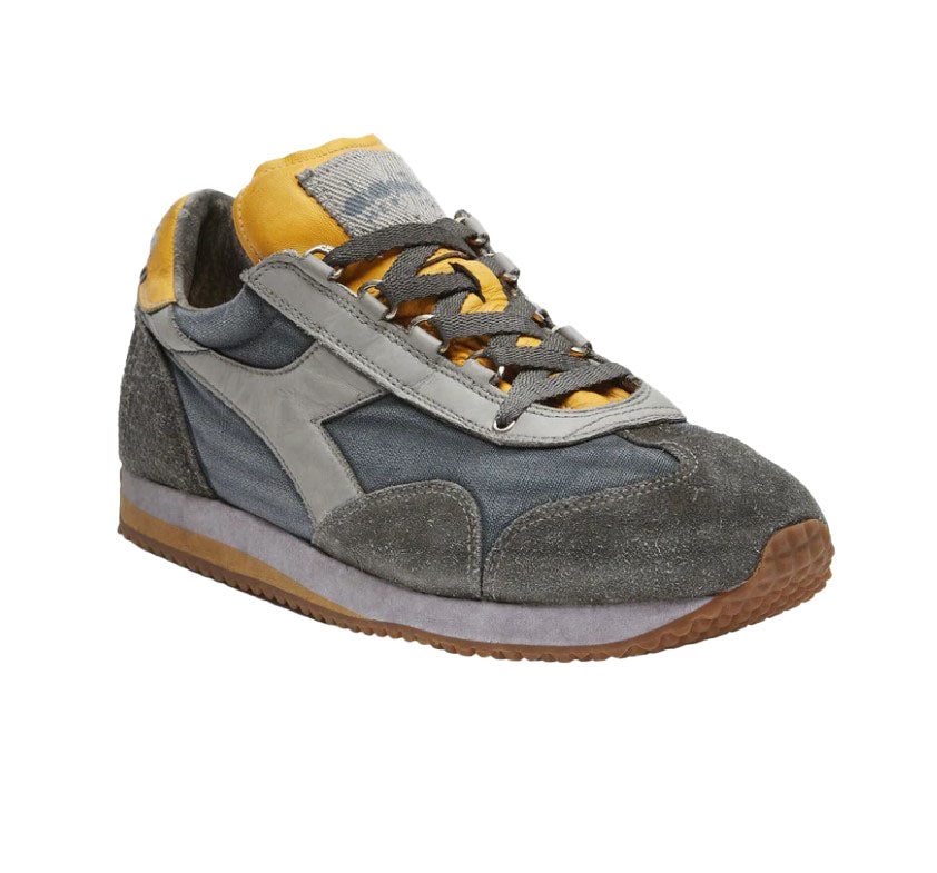 Diadora Heritage Sneakers Equipe H Dirty Stone Wash Evo Tela e Pelle Blu