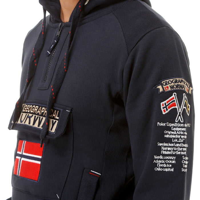 Geographical Norway Men's Blue Hood 2