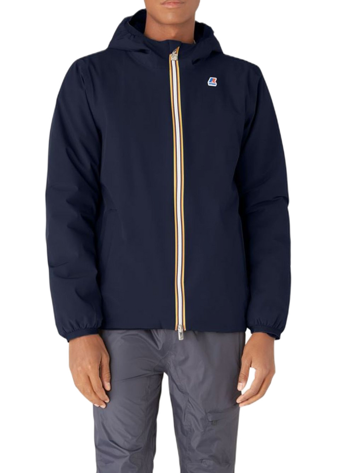 K-way Jacques Warm Double Reversibile Giubbotto Parka Blu Uomo 3