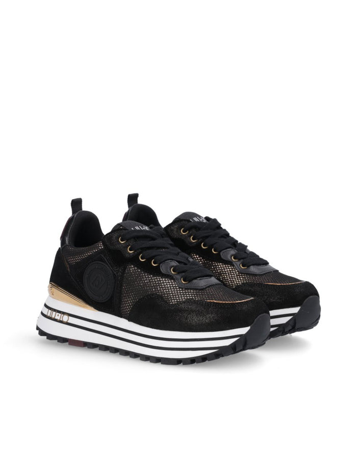 Liu Jo Sneakers Maxi Wonder 01 in Pelle Nero 2