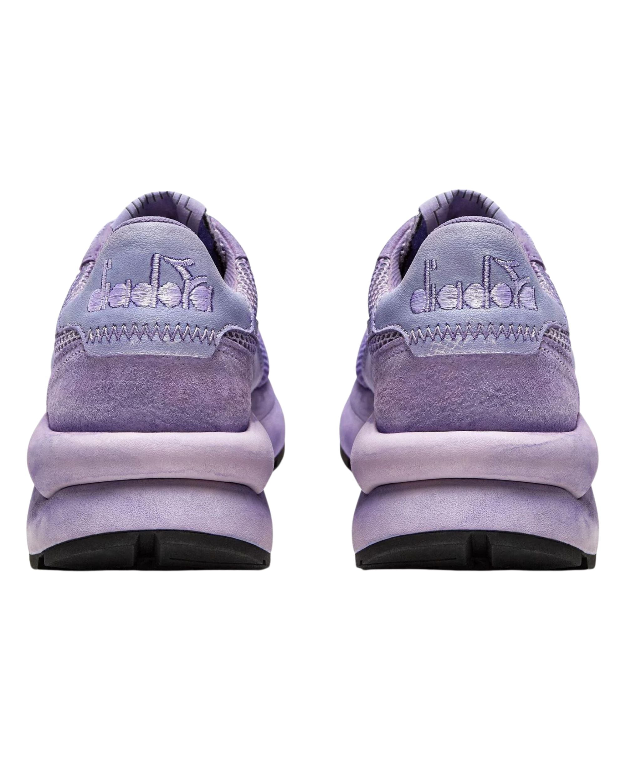 Diadora Heritage Mercury Elite Sneakers in Purple Tie-Dye Leather
