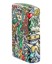 Zippo Ricaricabile Antivento Made In Usa Nel Box Regalo Multicolore Unisex