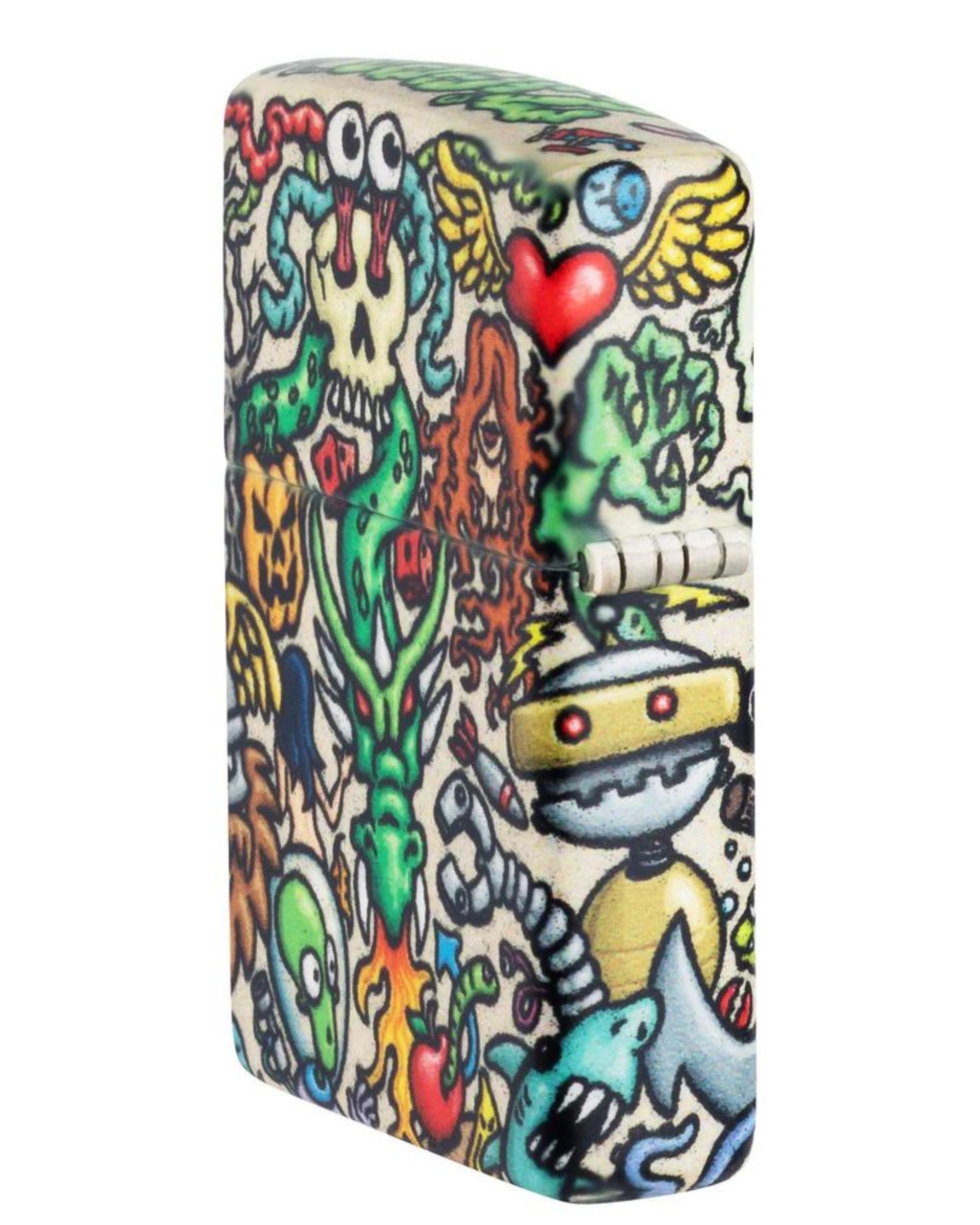 Zippo Ricaricabile Antivento Made In Usa Nel Box Regalo Multicolore Unisex