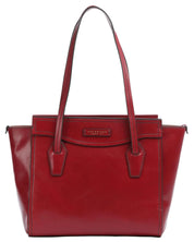 The Bridge Shopper Tote Shoulder Bag Red Women