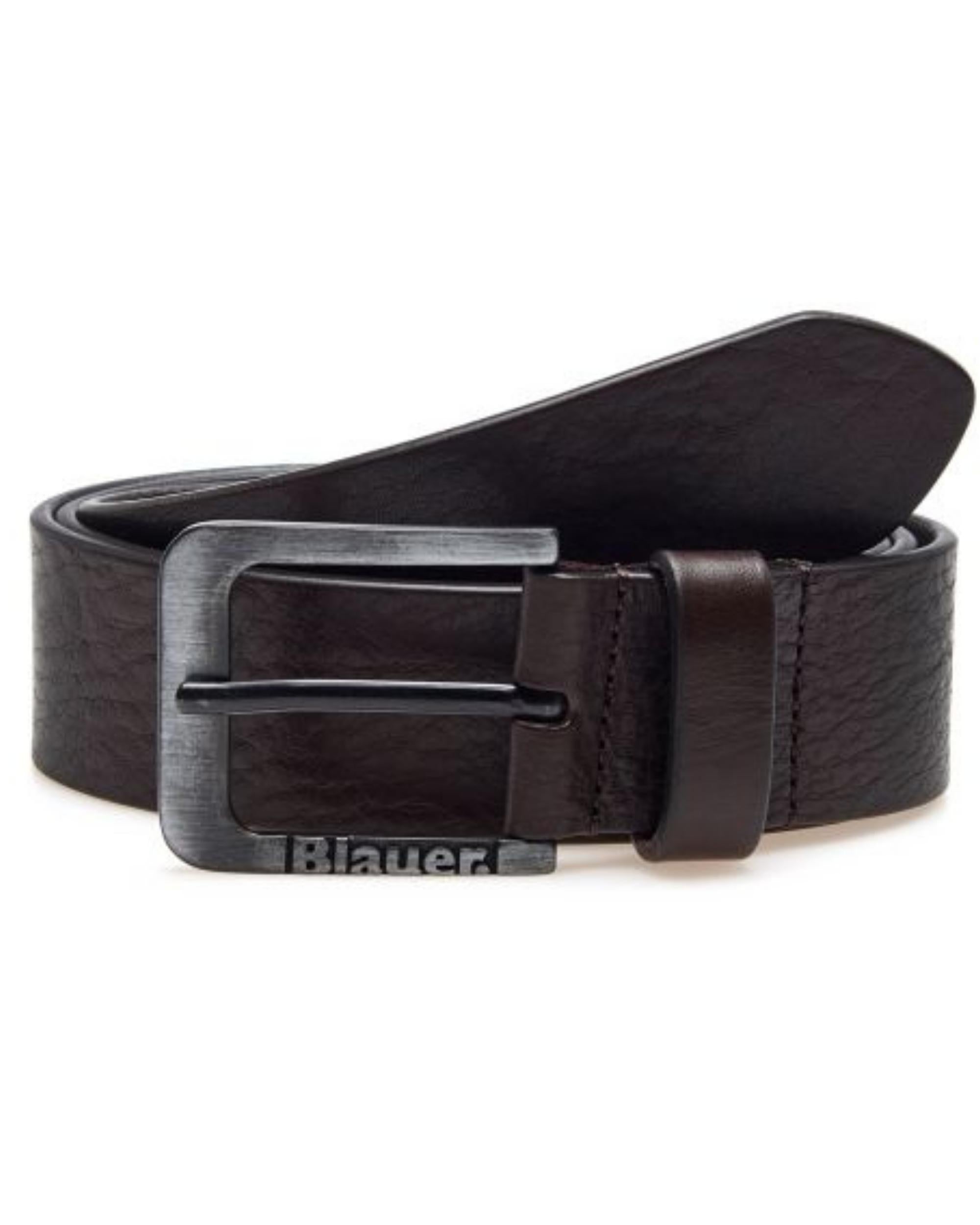 Blauer Buckle Logo Usa Brown Men