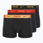 Nike 3 pack trunk boxer cotone elastico con logo 0000KE1008 tripack nero