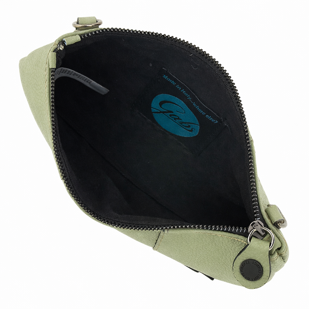 Gabs Borsa Pochette Beyonce M Basic Tracolla in Pelle Logo azzurro - CELADON