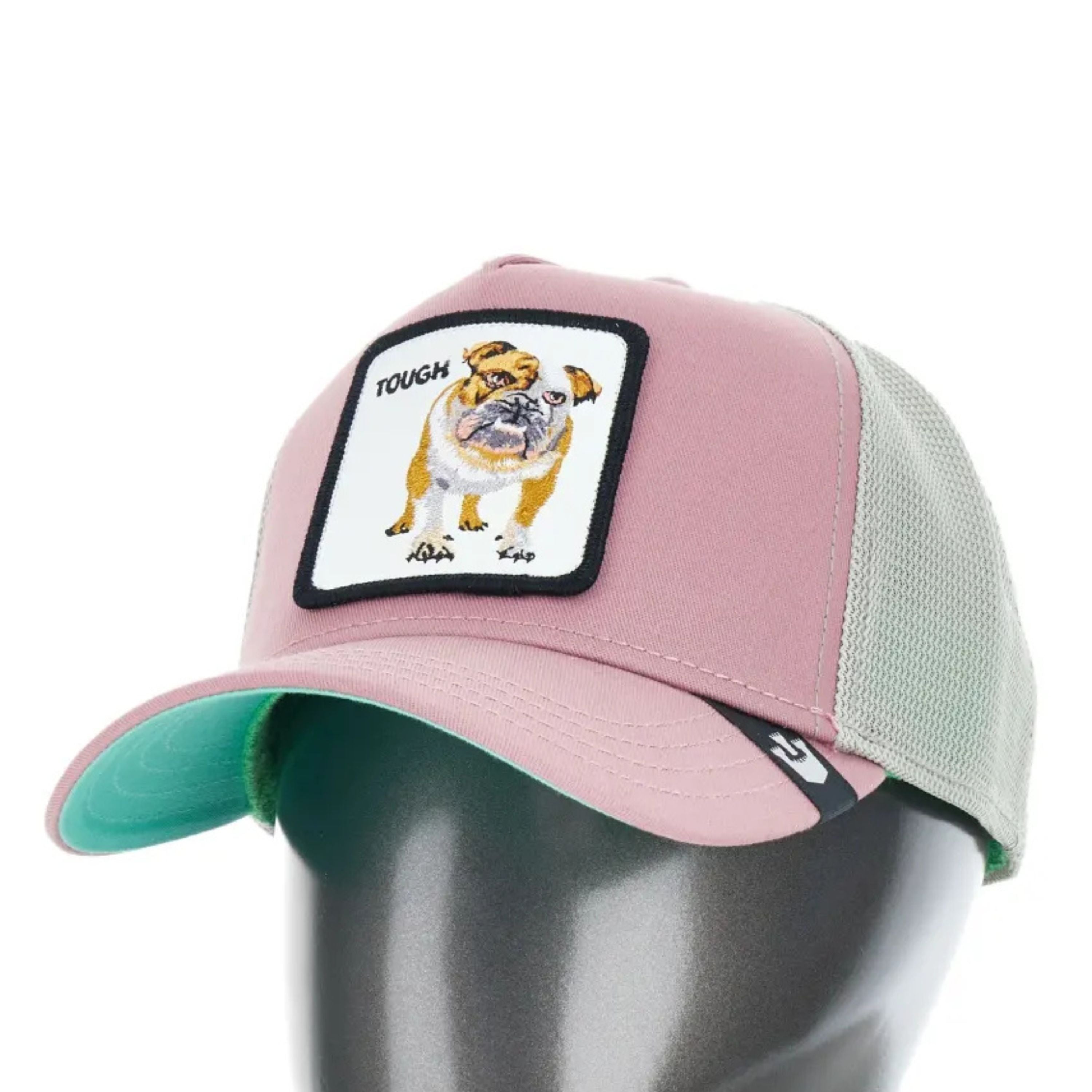Goorin Bros. Trucker Cap Cappellino Animal Farm 'v2 Bulldog' Rosa Unisex