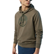 North Sails Felpa manica lunga girocollo Hoodie SWEATSHIRT Big Logo 691223 olive