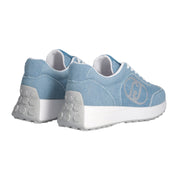 Liu Jo Scarpe Lolo 18 Sneakers con Tomaia in Tessuto Azzurro Cyan