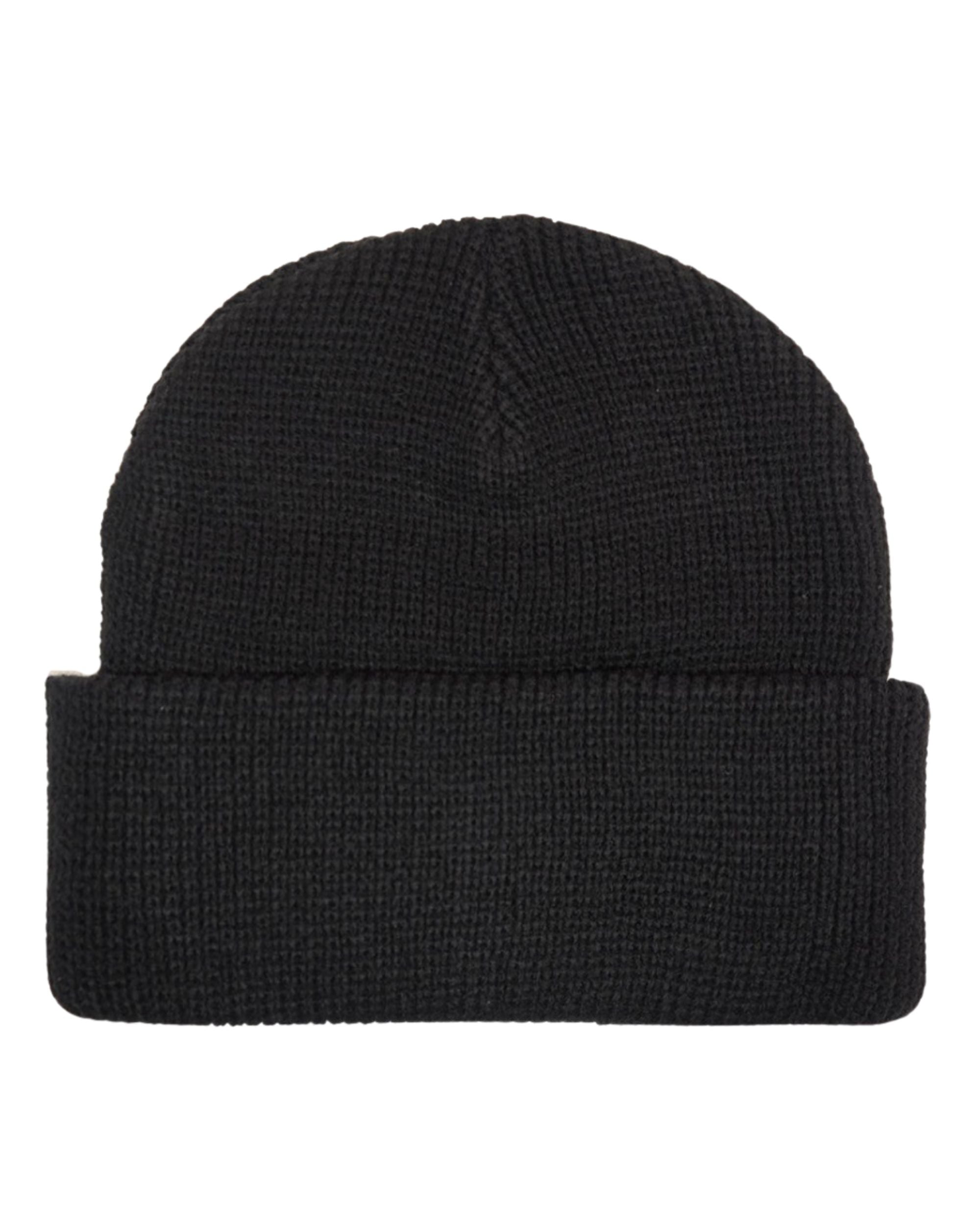 Goorin Bros. Beanie Hat Cap With Front Patch And Side Logo Black Unisex