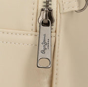 Pepe Jeans Porta Tessere Carte Di Credito Beige Donna