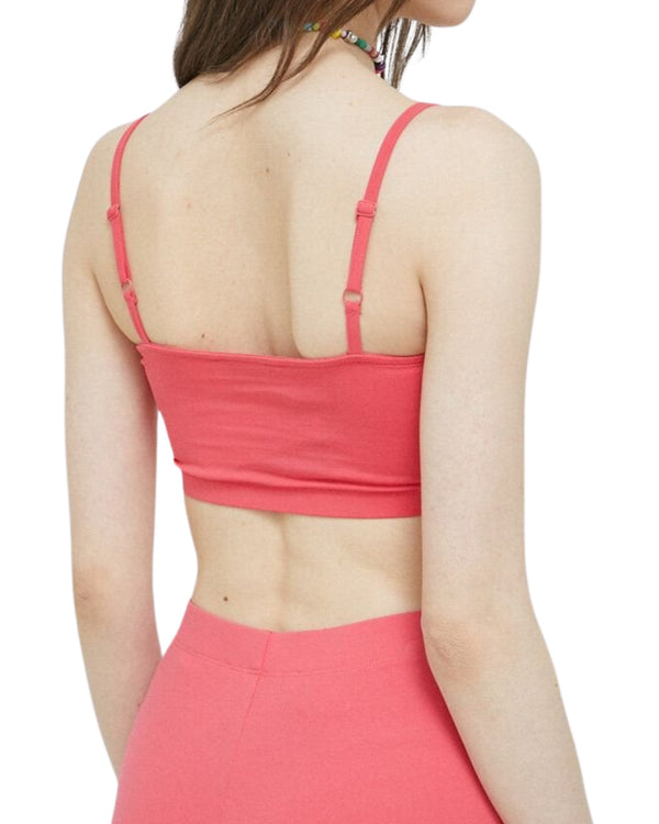 Tommy Jeans Crop Top Ultra Archive Cotone Rosa-2