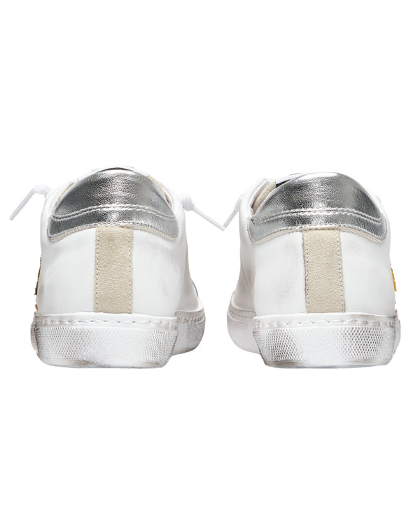 2Star Sneakers Pelle Bianco-2