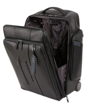 Piquadro Cabin Trolley - Laptop Backpack for PC and iPad Black Unisex