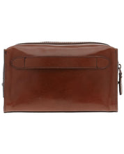 The Bridge Wash Bag Made In Italy, 100% Leather Brown Unisex