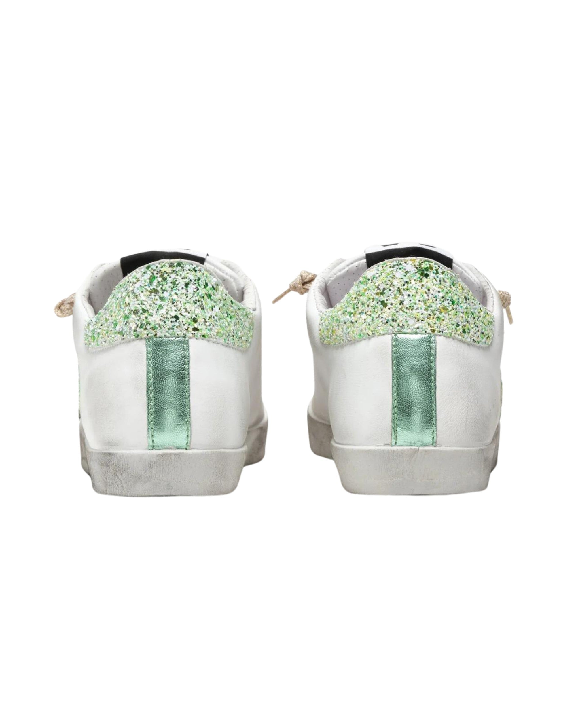 2star Sneaker Low Con Dettagli In Glitter Bianco Donna