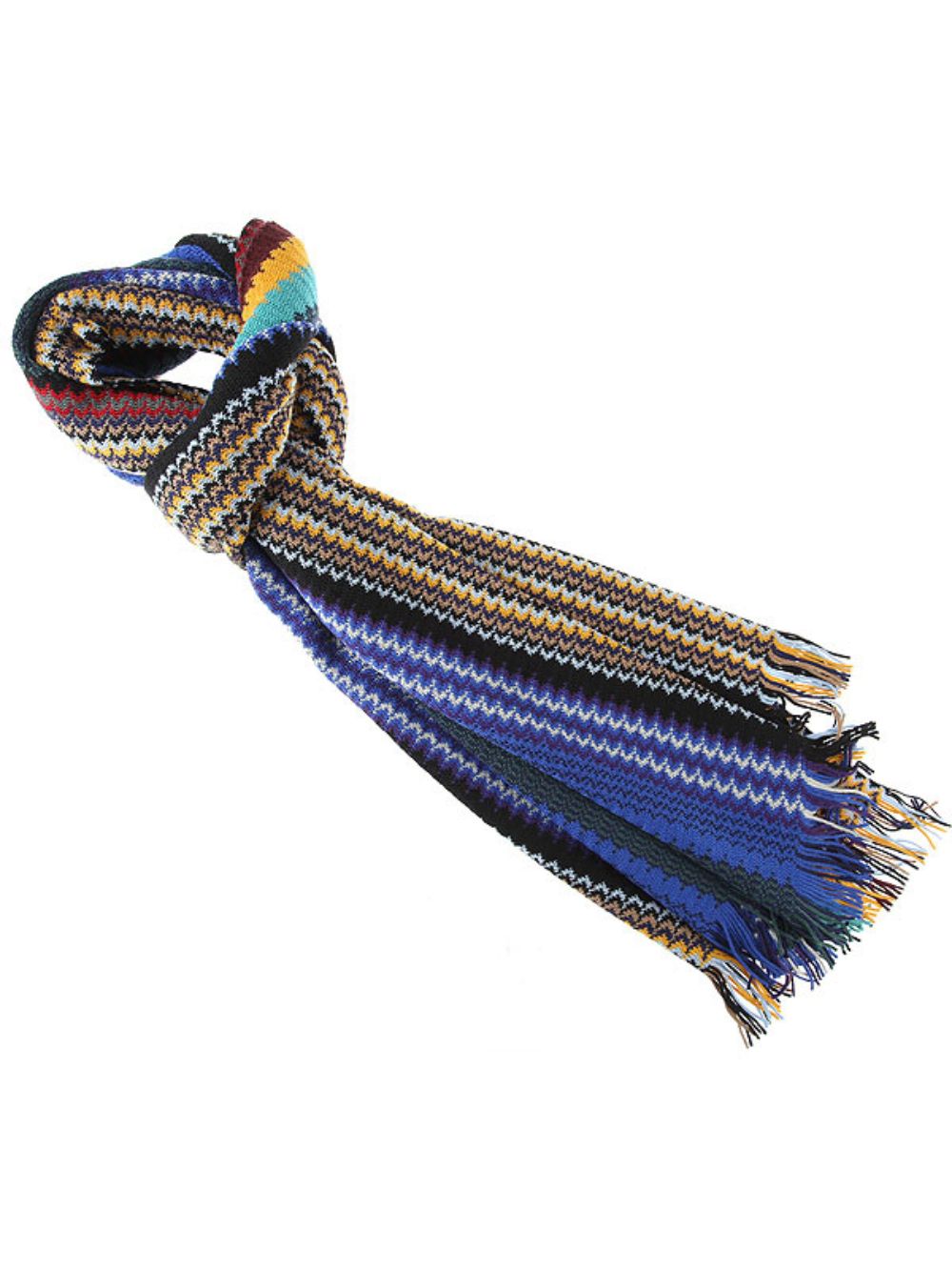 Missoni Stola Fantasia Geometrica Multicolore Lana