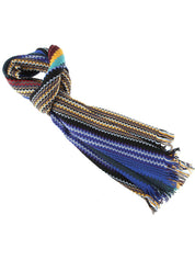 Missoni Stole Geometric Pattern Multicolor Wool