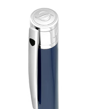 S.t.dupont penna a Sfera E Cromato Blu 265205 D-INITIAL BP BLU