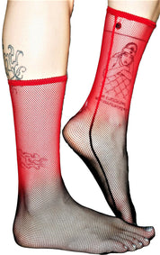 Stance The Uncommon Thread Purple Women's Fishnet Socks