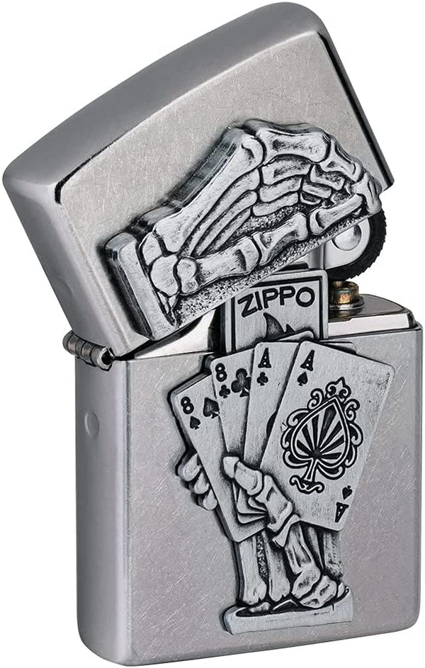 Zippo Antivento Ricaricabile Made In Usa Argento Unisex-2