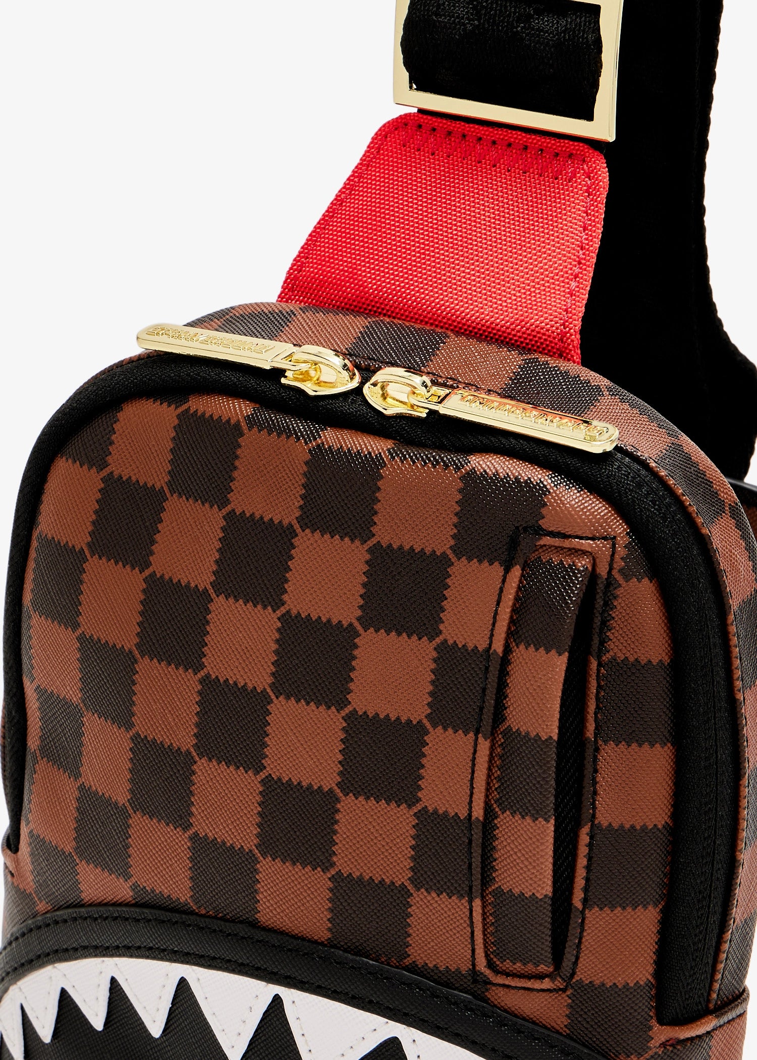 Sprayground sling bag borsello uomo donna marrone zainetto monospalla b7819