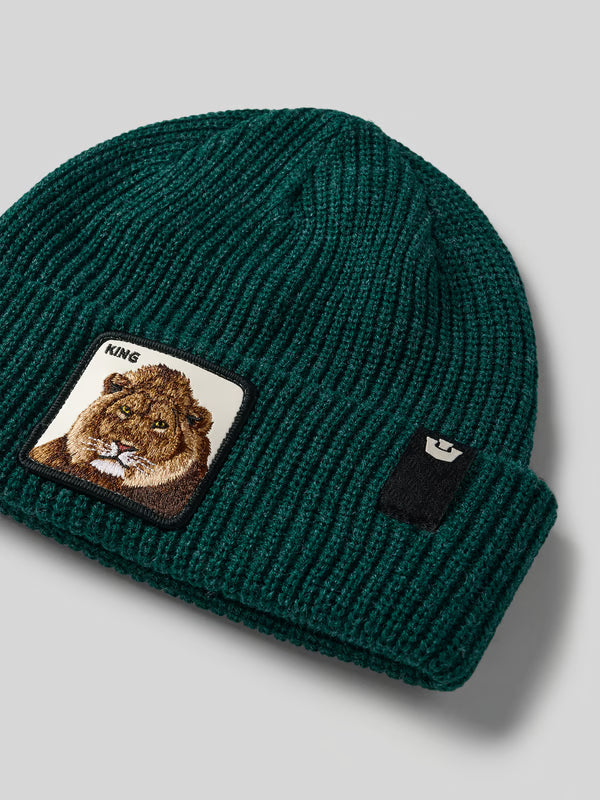 Goorin Bros. Cuffia Beanie 'The Lion King' in Misto Acrilico Verde Prato Unisex