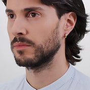 Brosway Orecchino Singolo Uomo a Cerchio in Acciaio - Collezione INK - BIK23