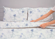 Jolly Set Completo Letto lenzuola matrimoniale Cotone federe PAMELA INDACO