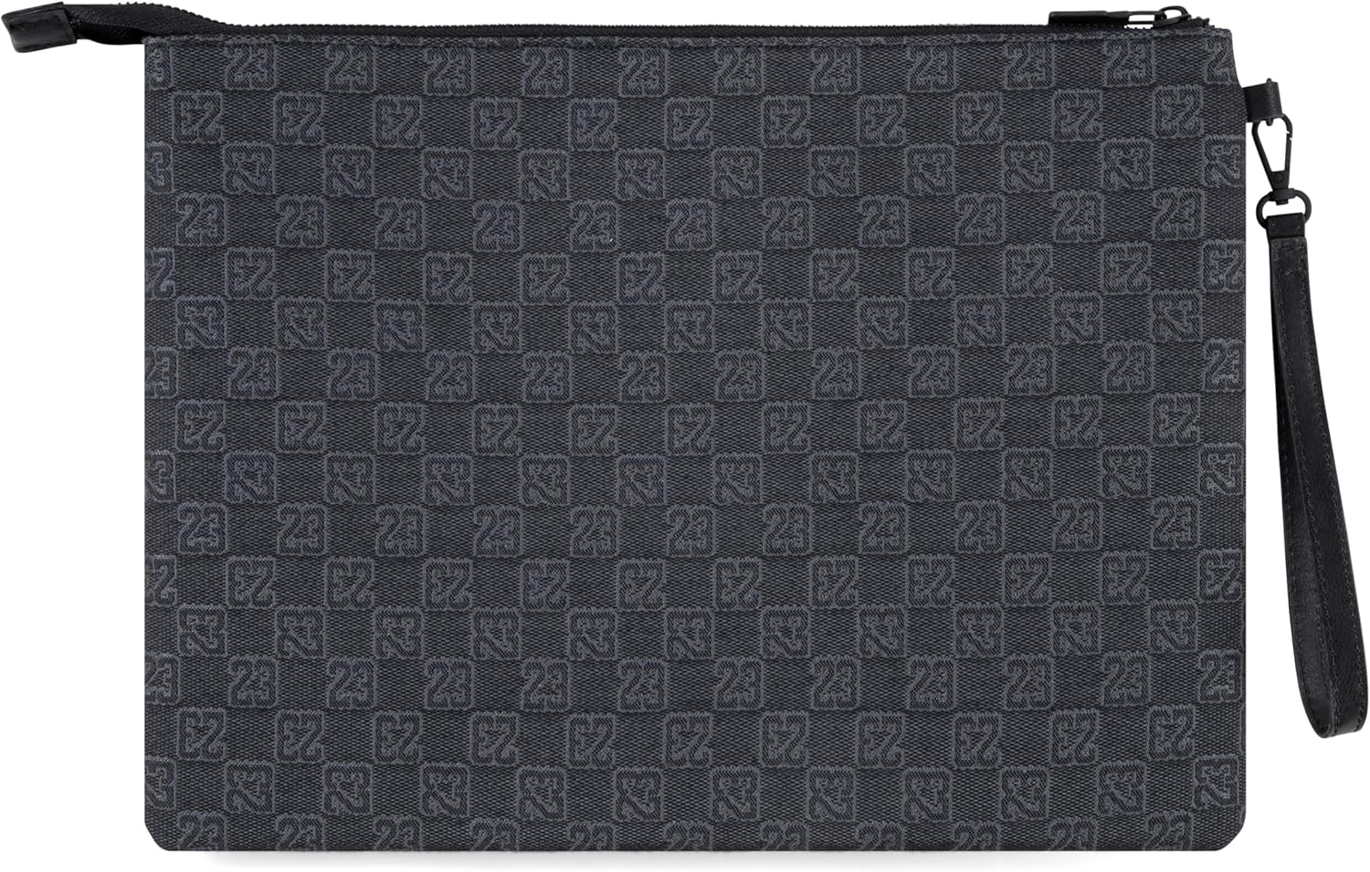 Jordan borsello clutch polsiera uomo donna monogram logo all over 26x34x2 cm