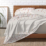 Jolly Set Completo Letto lenzuola matrimoniale Cotone federe FEDORA ROSA ANTICO