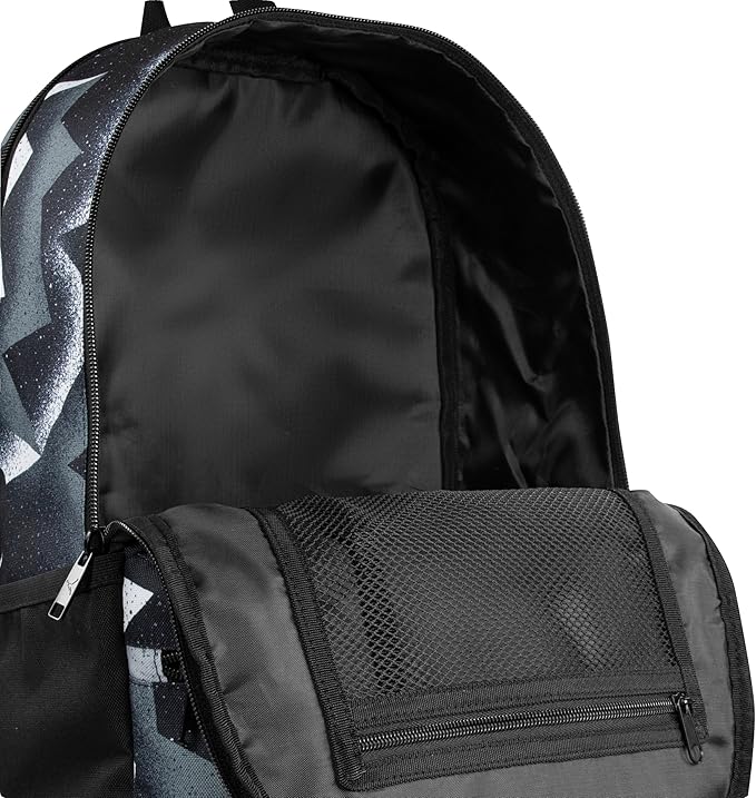 Jordan zaino scuola JAM HBR BACKPACK fantasia nero bianco