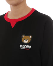 Moschino Underbear Teddy Bear Logo Cotton Black