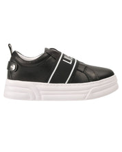 Liu Jo Sneakers Logo Pelle Nero